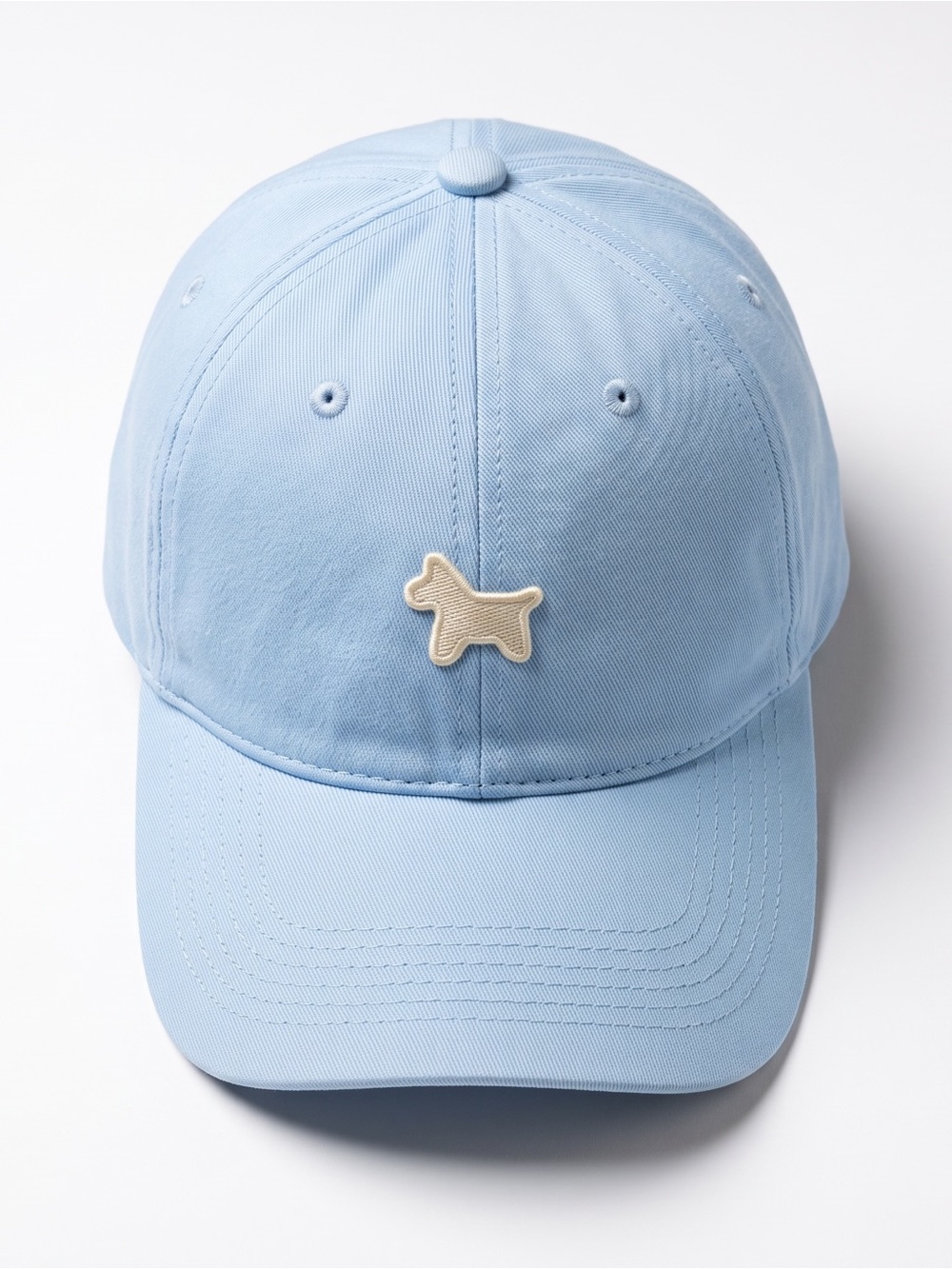 Doggy Patch Preppy Baseball Cap - Blue Cotton